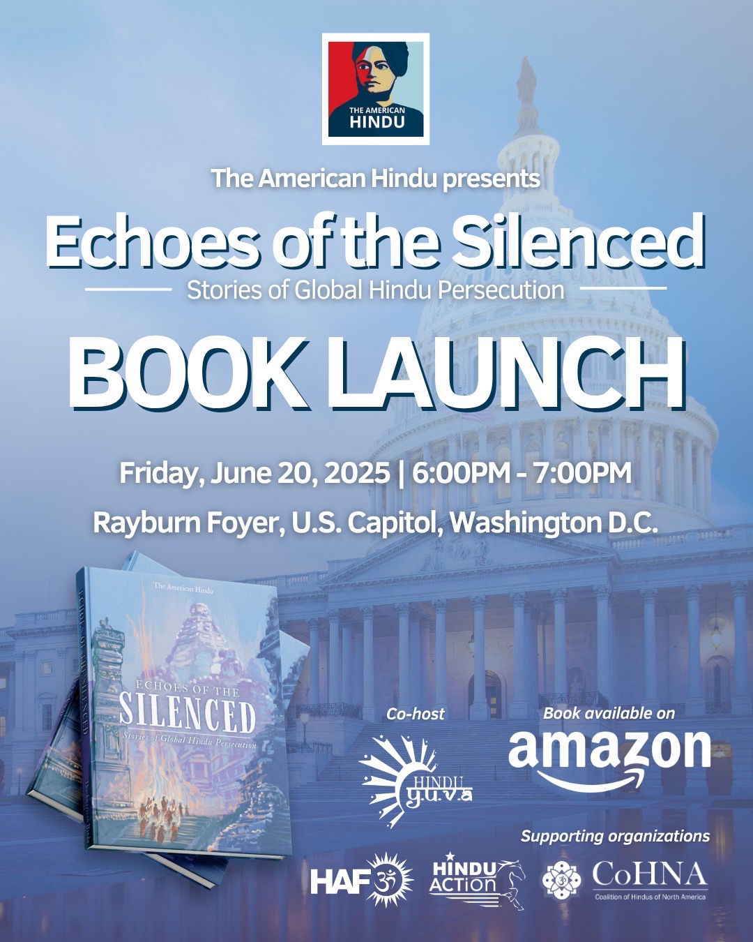 Echoes of the Silenced Book Launch Poster